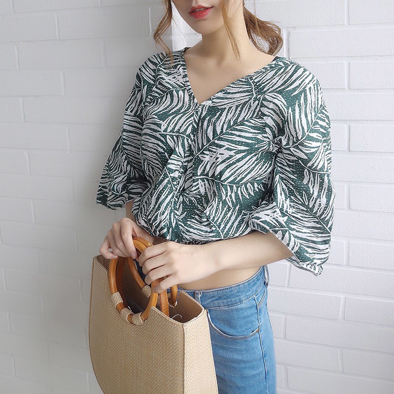 [SẴN] Áo kiểu, áo sơ mi nữ tay lỡ Ulzzang Quảng Châu ASC8