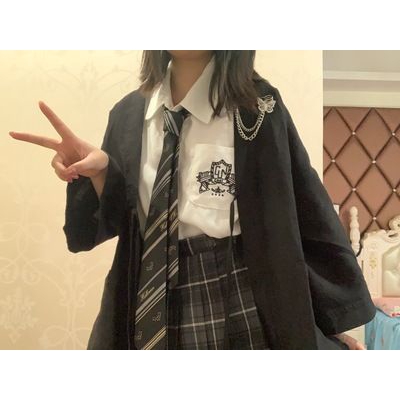 Ghim Cài Áo Dây Xích Hai Lớp Hình Bướm Phong Cách Hip Hop Nhật Bản 22467 Dễ Phối Đồ