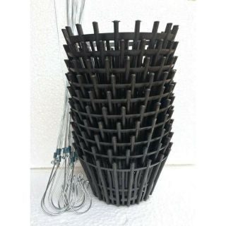 Chậu trồng lan kèm quai 20cm có lan phụ