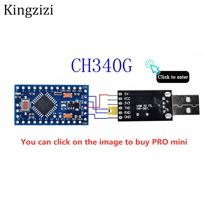 Mô Đun Chuyển Đổi B' Usb Sang Ttl Uart Ch340G Ch340 3.3v 5v