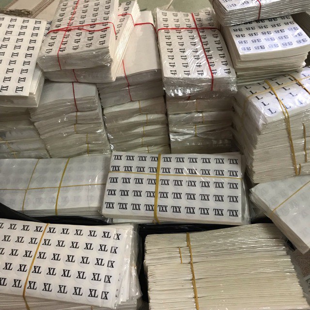 56 tem là 2K - Tem size nhãn số dán - Decal Số size 35,36,37,38..42 giày dép quần áo