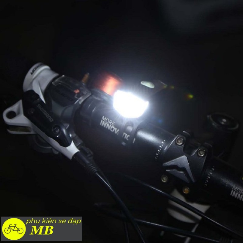 đèn xe đạp siêu sáng RAYBAN sạc usb tiện lợi tặng dây sạc