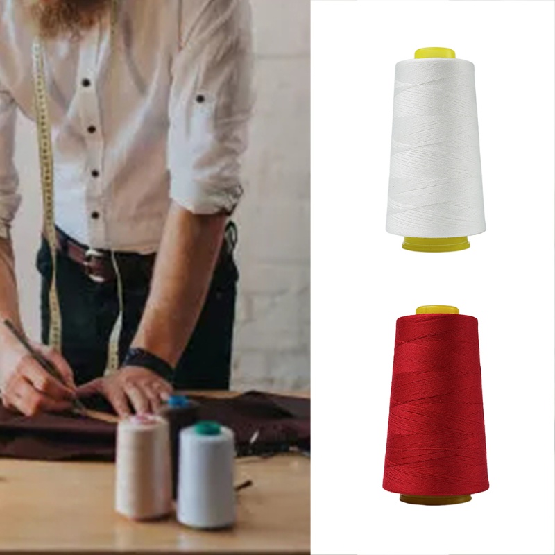 Cuộn chỉ dài 3000 yard dùng cho may thêu sửa chữa quần áo đồ jean