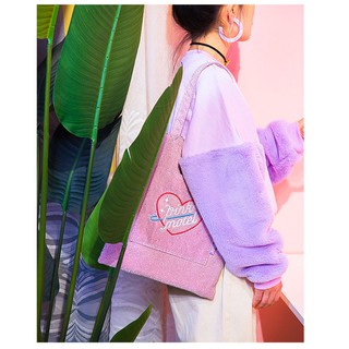 [ ORDER ] Túi tote vải lấp lánh ulzzang