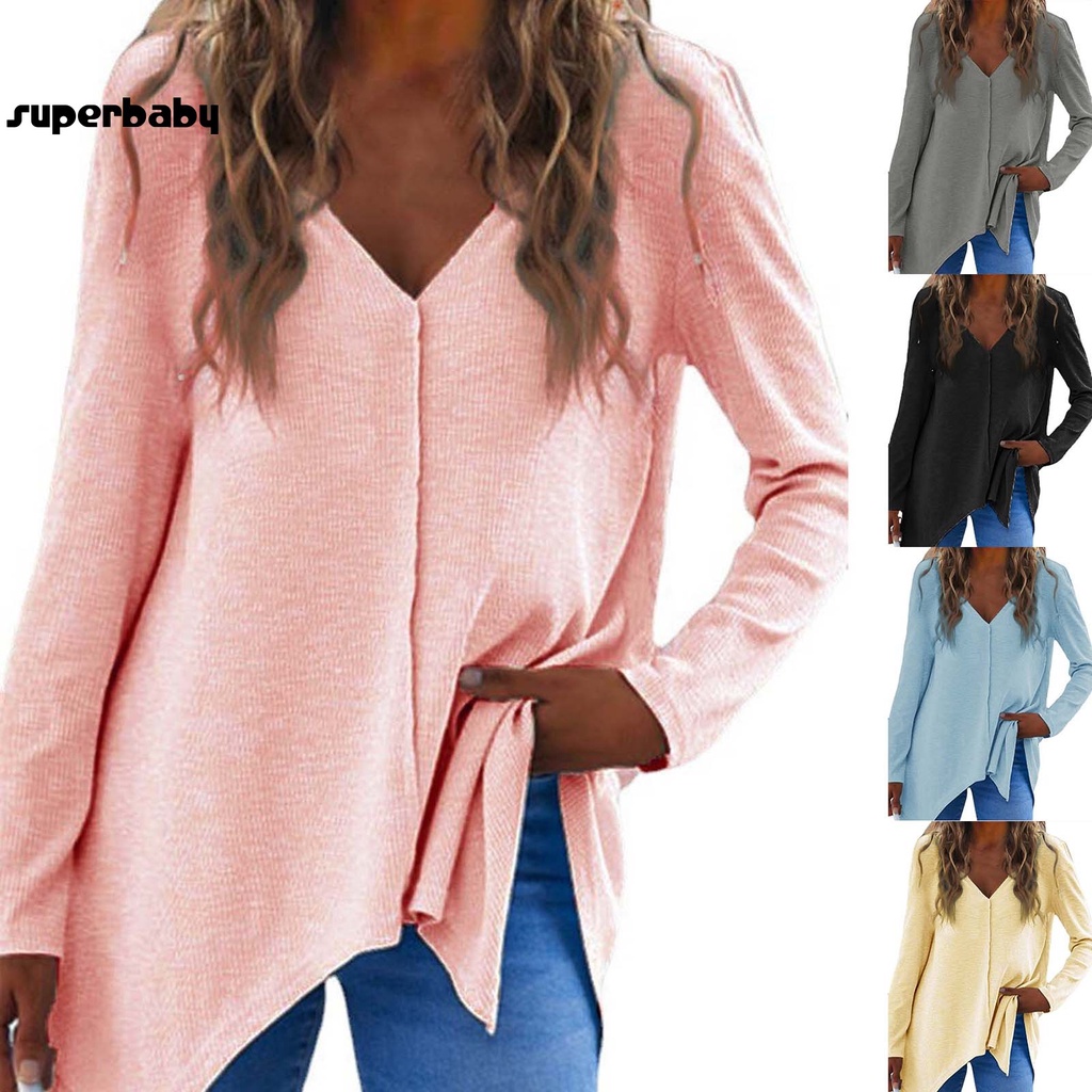 Áo sweater dệt kim 5 màu thời trang mùa đông cho nữ
 | BigBuy360 - bigbuy360.vn