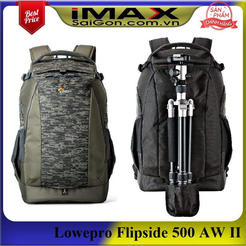 Ba lô máy ảnh Lowepro Flipside 500 AW II, Chính hãng Hoằng Quân