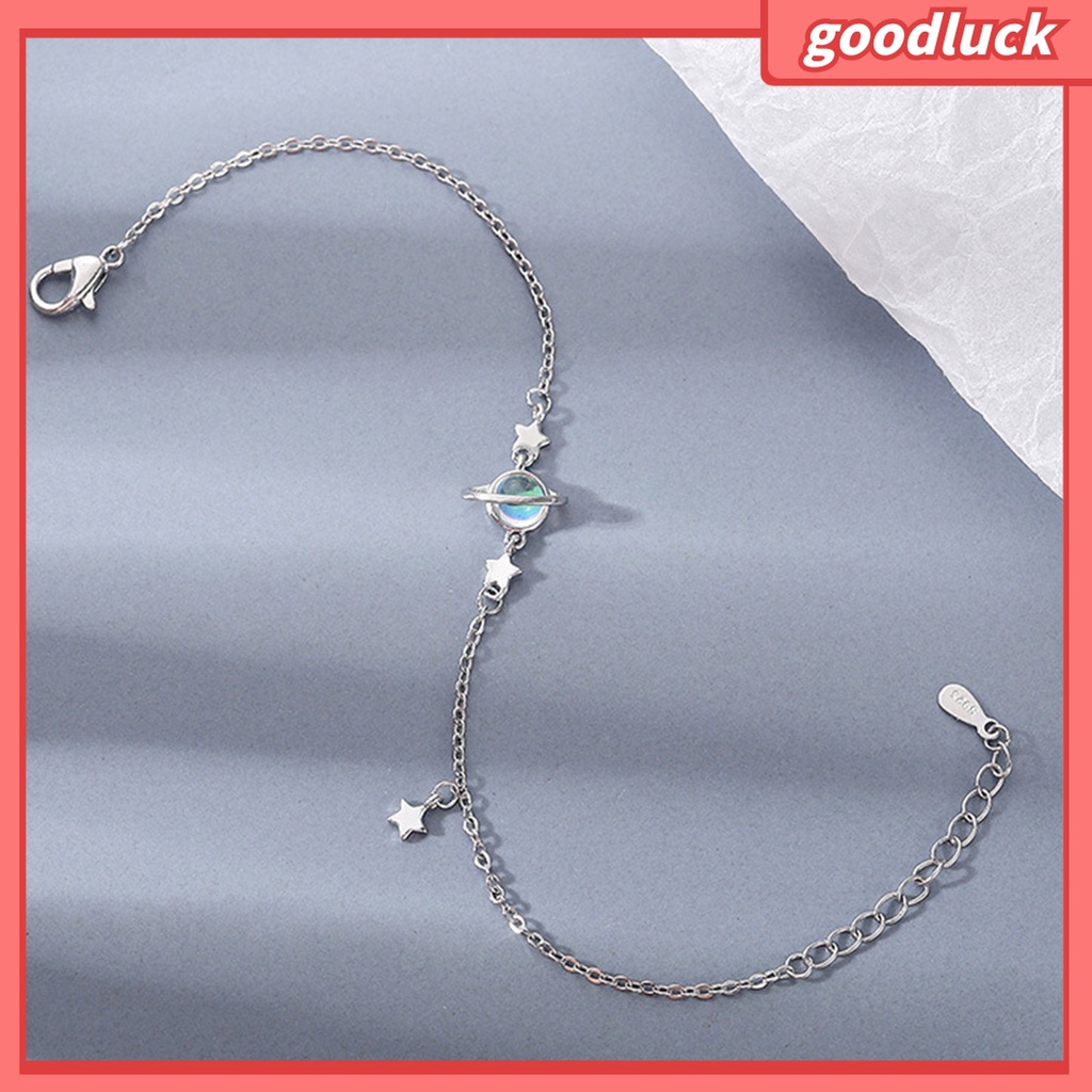 Goodluck| Vòng Tay Đính Đá Mặt Trăng Ngôi Sao Lãng Mạn Thời Trang Cho Nữ