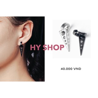 khuyên tai titan y tế tam giác dài không dị ứng