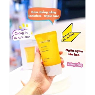 Kem chống nắng Innisfree vàng