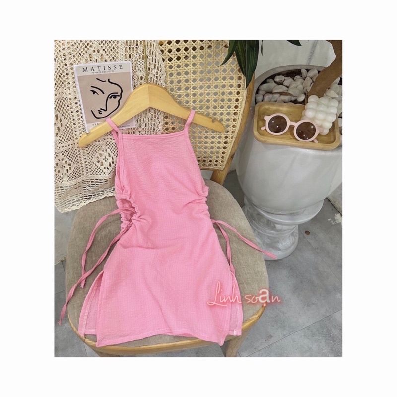 Vét khoét eo siêu sảng chảnh , váy lên body cực xinh cho bé