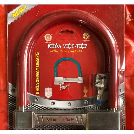 khóa U Việt tiệp, khóa xe máy hình chữ U, khóa chống trộm