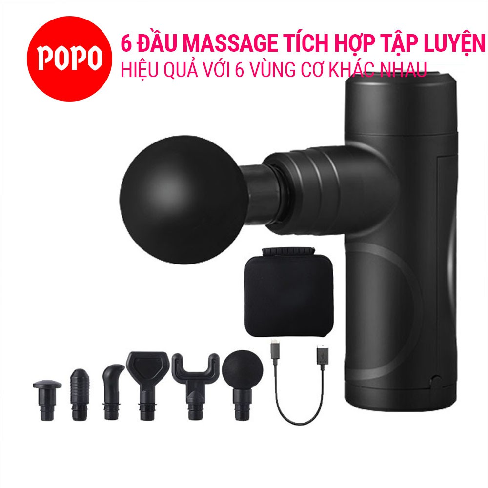 Máy Massage Cầm Tay MINI09 SPORTY Cao Cấp Giảm Đau Căng Cơ Dùng Sau Thể Thao, Vận Động Mạnh