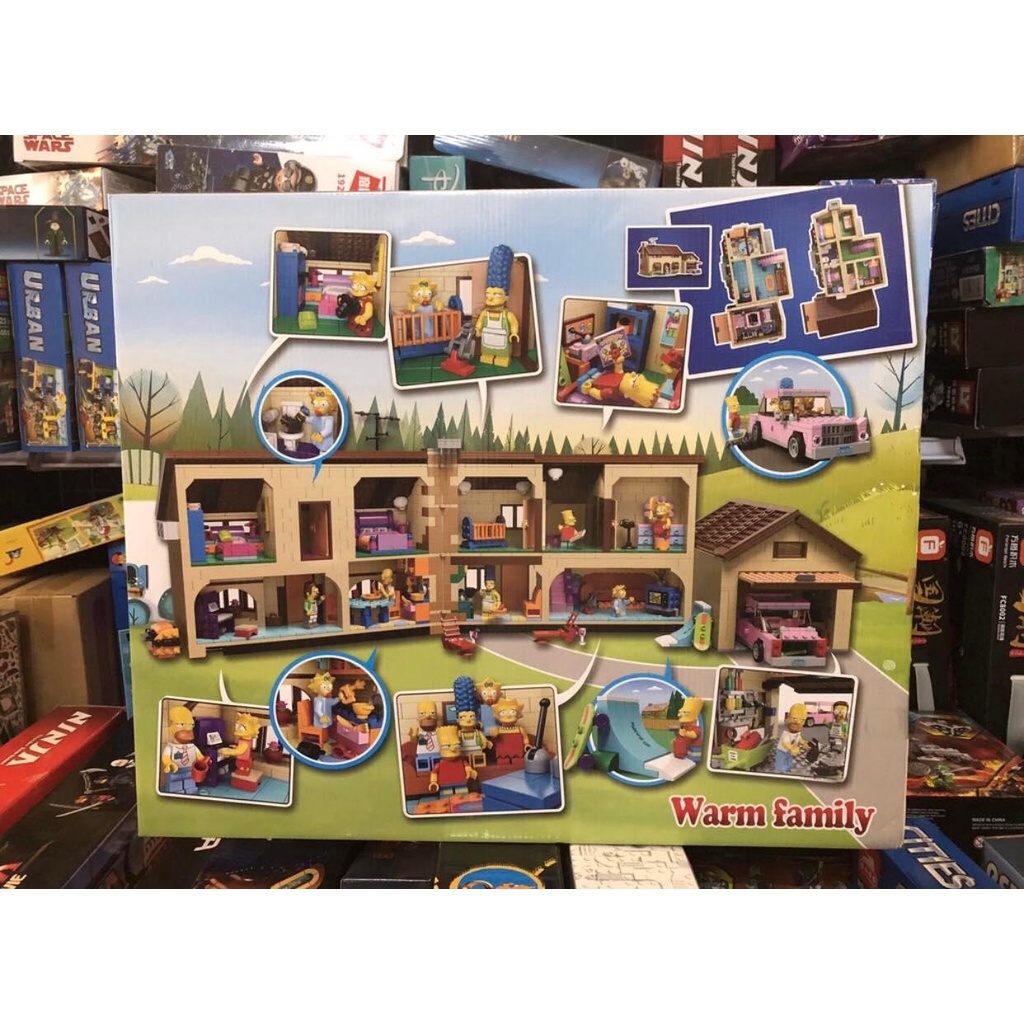 Đồ Chơi Xếp Hình A 19016 Ngôi Nhà Của Gia Đình SimSon 2568 Mảnh