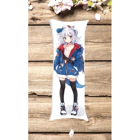 Gối dakimakura Gure Gawr Vtuber Hololive 40cmx1m /Gối ôm Gure Gawr