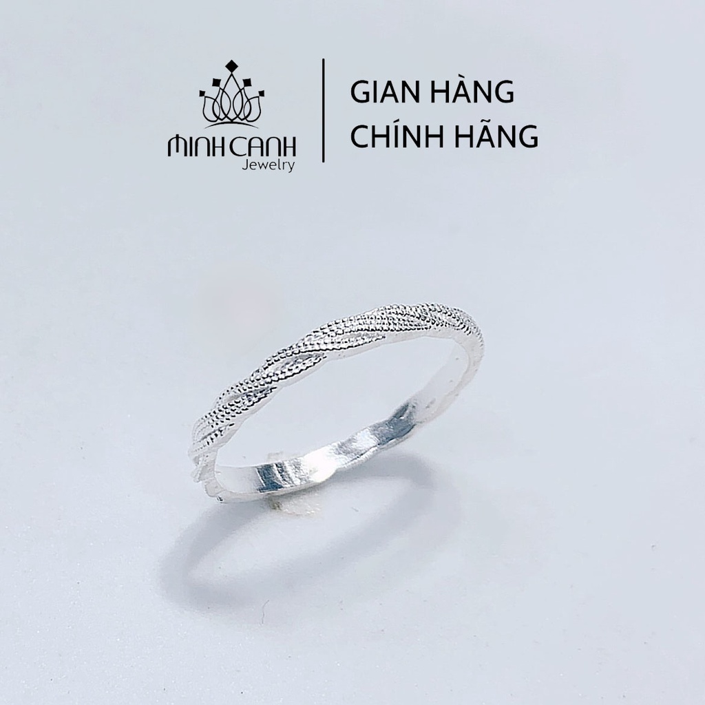 Nhẫn Bạc Nữ Vặn Thừng - Minh Canh Jewelry