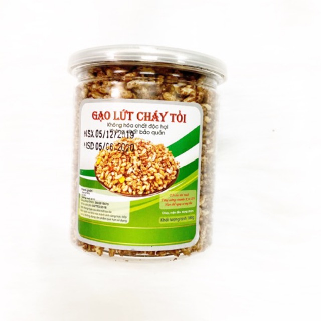 Gạo lứt cháy tỏi-180gr giá