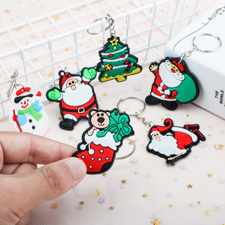 Móc Khóa Noel, Phụ Kiện Giáng Sinh Dễ Thương, Móc Khóa Hình Ông Già Noel, Móc Khóa Cây Thông Noel - BEYOU