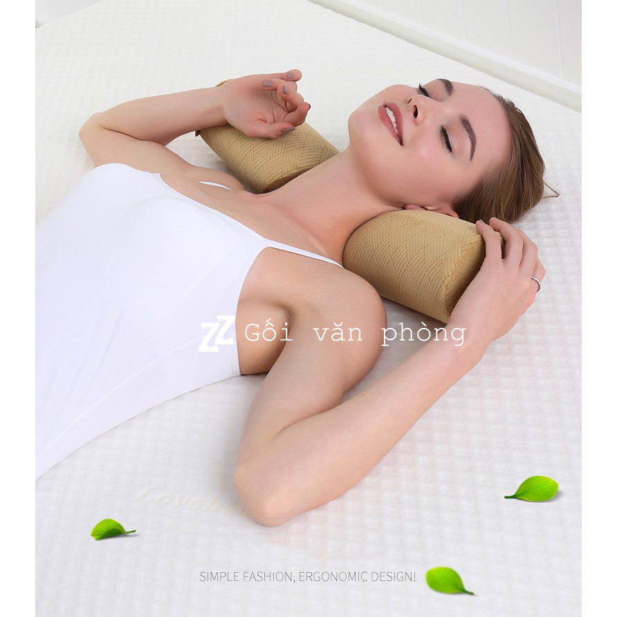 Gối Ngủ Đa Năng Cao Su Non Trụ Dài ZURIPILLOW GLN05