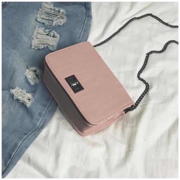 Túi xách nữ dây xích cao cấp da mềm giá rẻ, Túi nữ nhỏ mini đeo chéo hàng hiệu TXN40-C loại 1 AZ1 CV1 | BigBuy360 - bigbuy360.vn