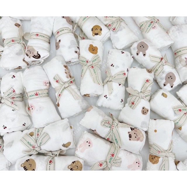Khăn Aden organic sợi tre cao cấp 120*120cm cho bé