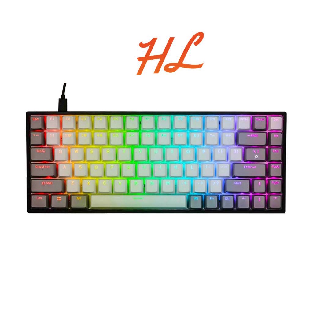 Bàn Phím Cơ Có Dây E-Dra EK384 Đèn Led RGB (HUANO Switch) - BH 2 Năm Chính Hãng - Hưng Long PC