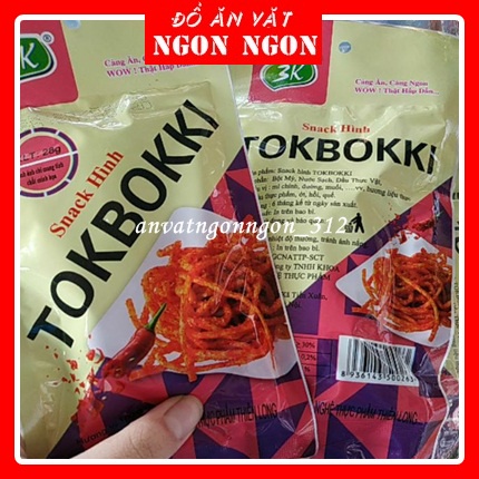 Snack Hình Tokbokki Siêu Ngon Dai Dai Đồ Ăn Vặt Ngon Cổng Trường