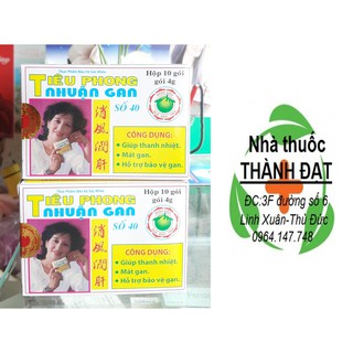 tiêu phong nhuận gan số 40 hộp 10 gói
