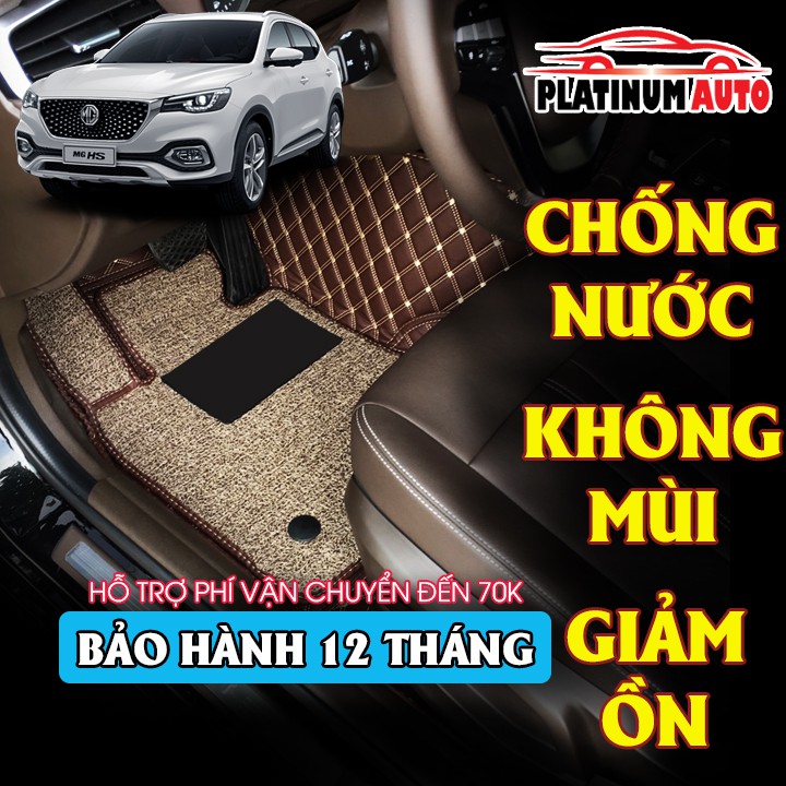 Thảm lót sàn ô tô 5D 6D MG HS da PU cao cấp, chống nước, không mùi