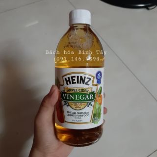 Dấm Táo Heinz 464ml hàng Mỹ loại 1
