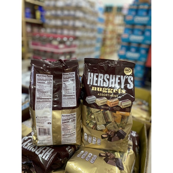 Kẹo Chocolate Hershey's Nuggets 1,47Kg Của Mỹ - Socola hảo hạng hàng đầu Thế giới