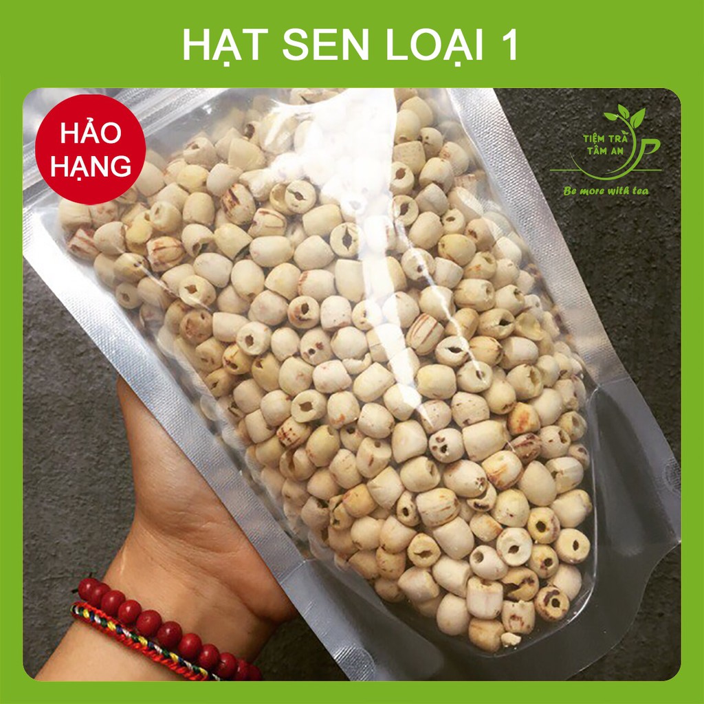[Mã TIEMTA253 giảm 25K đơn 300K] Hạt sen khô loại 1, gói 100g, 200g, 500g, hạt sen sấy khô - Tiệm Trà Tâm An | BigBuy360 - bigbuy360.vn