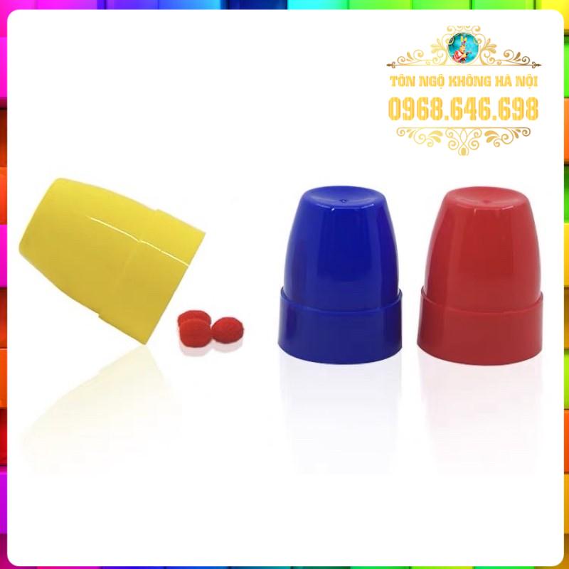 ( CÓ SẴN ) BÓNG XUYÊN CỐC ẢO THUẬT - CUP AND BALL MAGIC