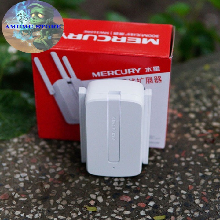 ( FREESHIP 99K ) Bộ kích sóng wifi 3 râu Mercury wireless 300Mbps cực mạnh | BigBuy360 - bigbuy360.vn