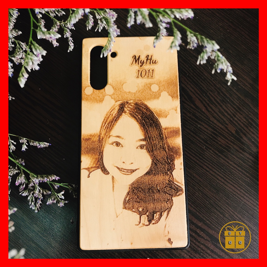 Ốp Lưng Gỗ Iphone Khắc Hình Và Chữ Theo Yêu Cầu - Quà Sinh Nhật Cho Bạn Gái, Quà Tặng Bạn Trai