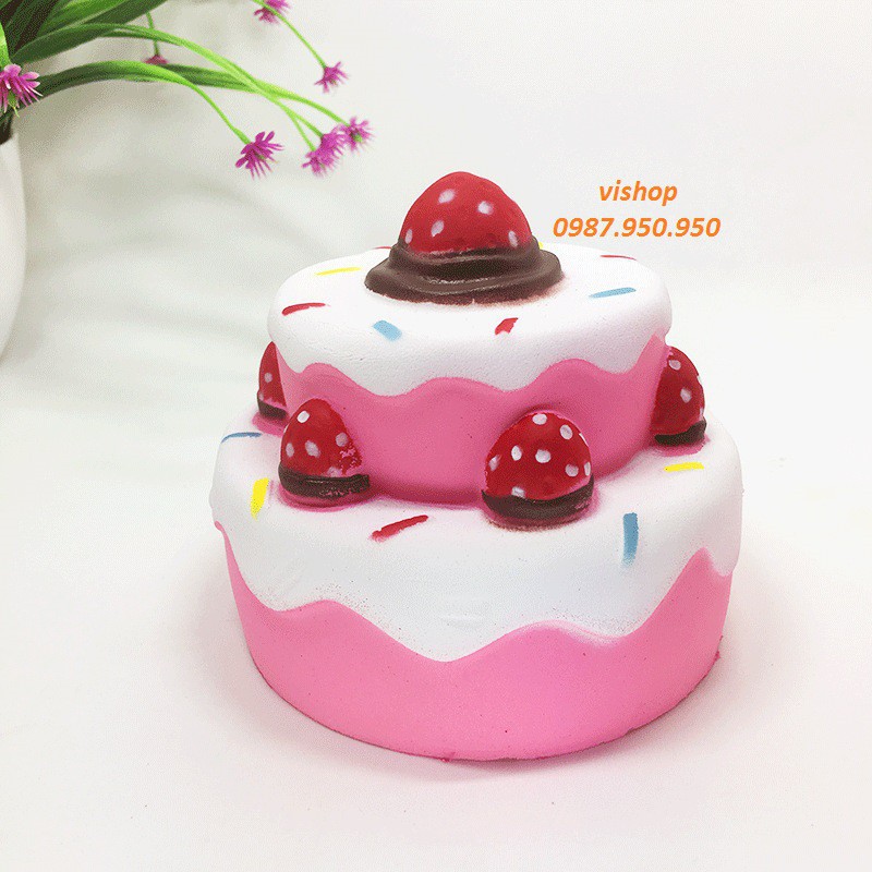 SQUISHY BÁNH KEM 2 TẦNG