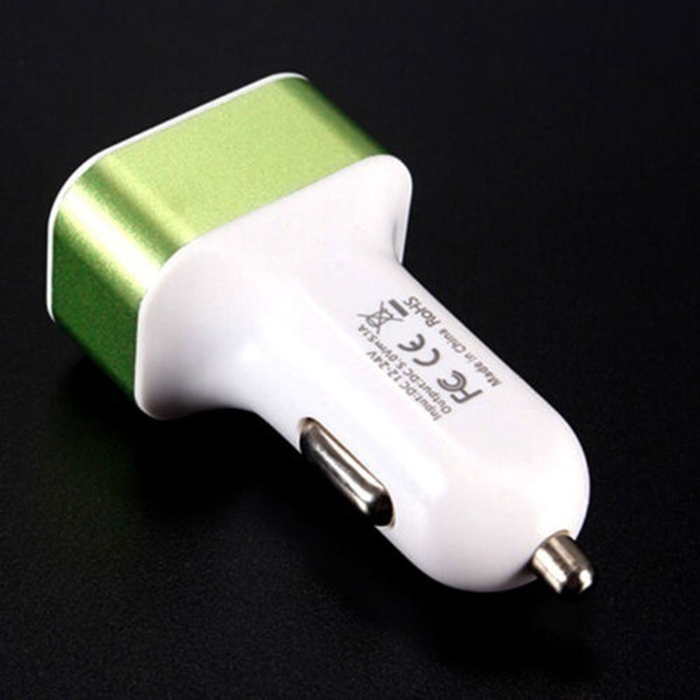 Bộ sạc 3 cổng USB cho xe hơi tiện lợi