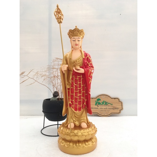 Tượng Phật Địa Tạng Vương Bồ Tát đứng 50cm