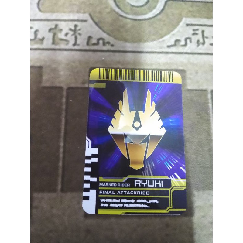 Thẻ bài sưu tầm card in kamen rider Decade đọc được 2 mặt trong Driver Kamen Rider Final attackride Ryuki