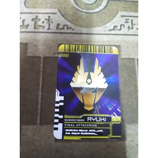 Thẻ bài sưu tầm card in kamen rider Decade đọc được 2 mặt trong Driver Kamen Rider Final attackride Ryuki