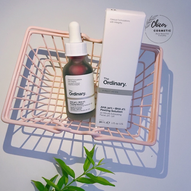 Serum tẩy tế bào chết hoá học AHA 30% + BHA 2% Peeling Solution - The Ordinary