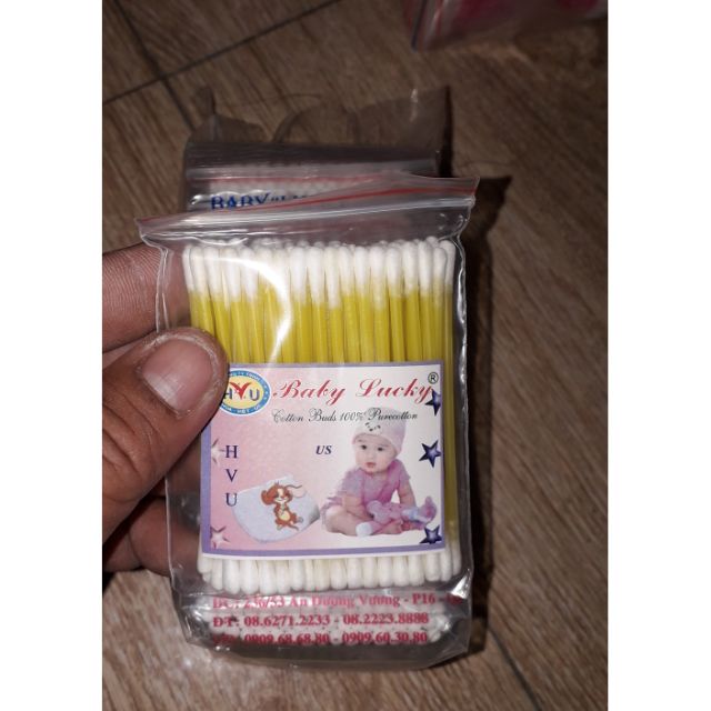 Set 600 tăm bông loại nhỏ để vệ sinh cho bé do Việt Nam sản xuất