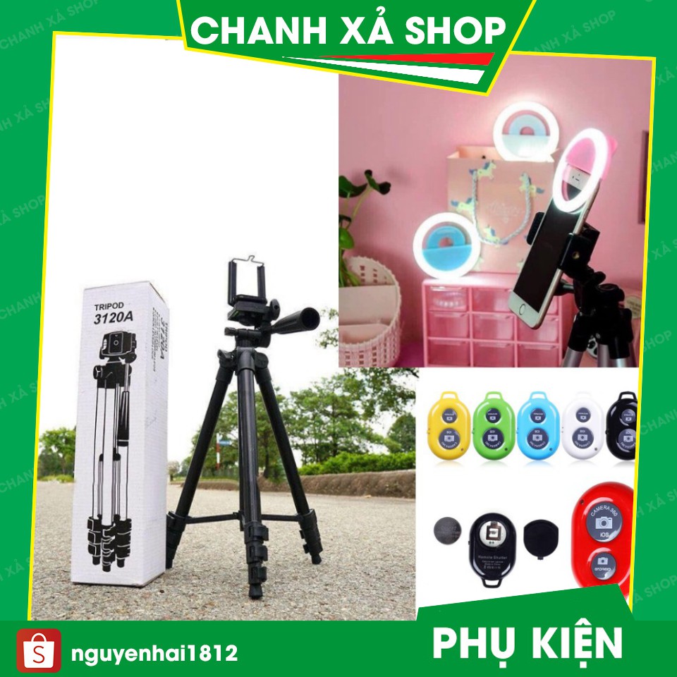 Gậy 3 Chân Tripod 3120 chuyên giá đỡ điện thoại kẹp điện thoại livestream [ TP3120]