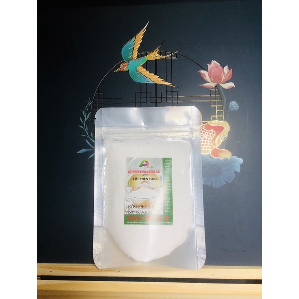 Phèn chua chưng cất mịn giúp giảm mồ hôi nách,mồ hôi chân 50g