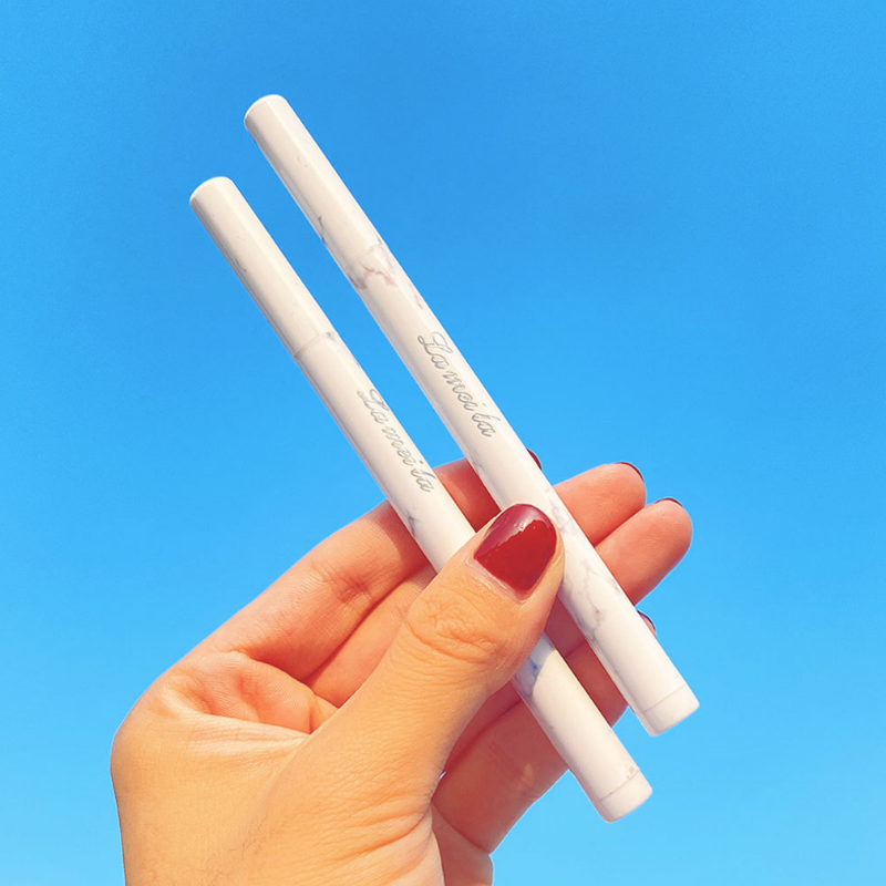 (Hàng Mới Về) Bút Kẻ Mắt Dạng Lỏng Nhanh Khô Chống Thấm Nước Không Dễ Nhòe Thiết Kế Vỏ Họa Tiết Cẩm Thạch | BigBuy360 - bigbuy360.vn