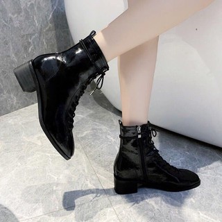 boot cao cổ da bóng 5 phân hot hit