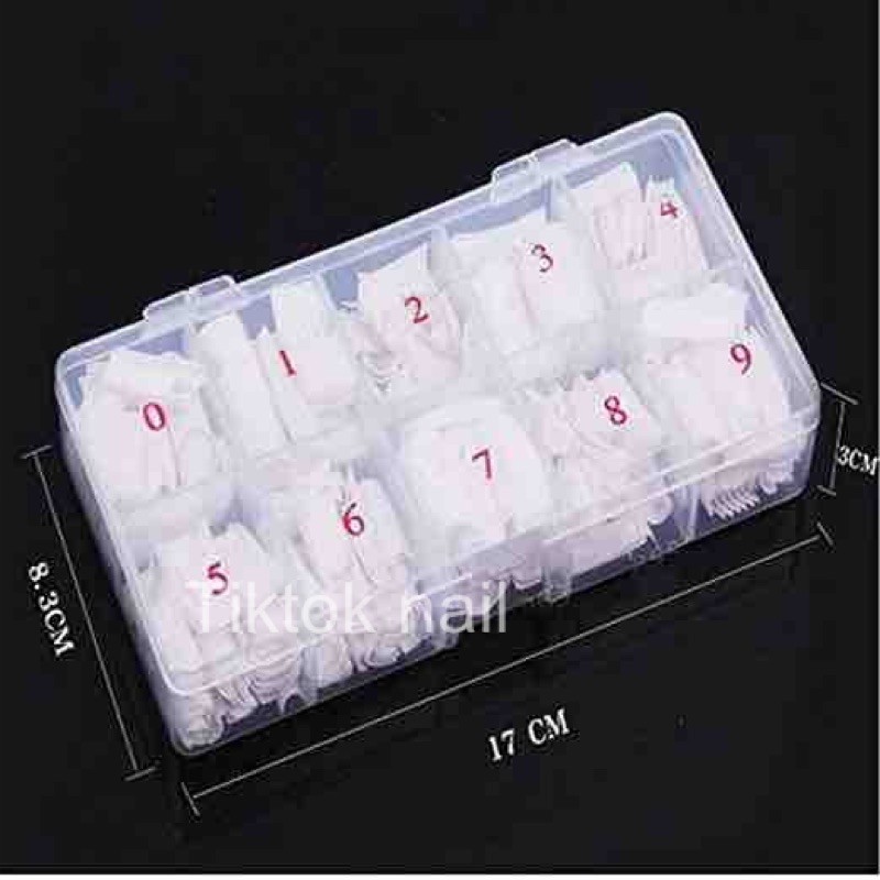 móng nối và úp hộp nhựa 500 móng !