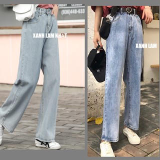 [Hàng Nhập] Quần Jean Ống Rộng Ulzzang “Phong Cách Hàn Quốc” Mã QC15