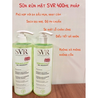 Sữa rửa mặt SVR 400ml pháp