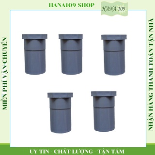 Bộ 5 Nối thẳng 21 - Răng trong 21mm PVC