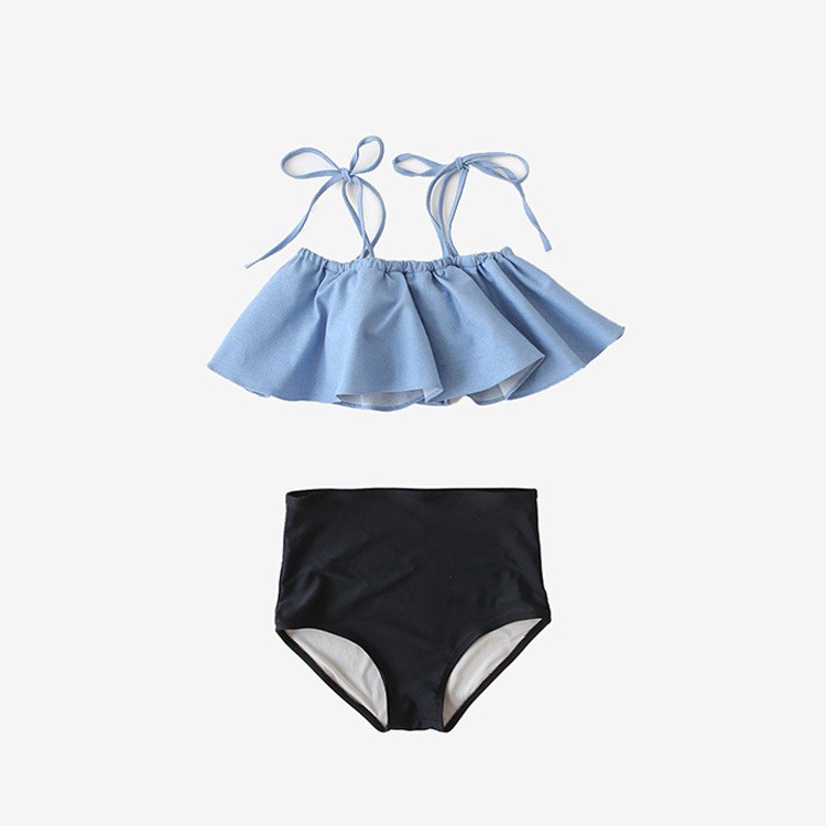 [XẢ KHO] Bikini bèo nhún xanh đen HOT 2019 (Video, ảnh thật) | BigBuy360 - bigbuy360.vn